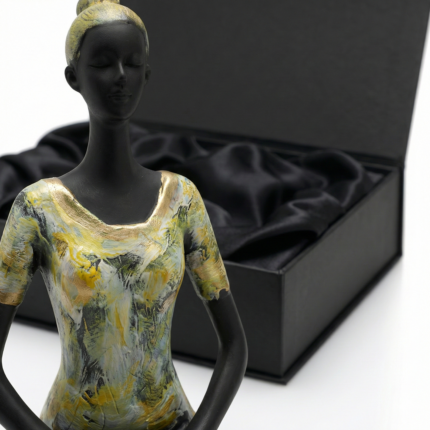 Tranquil Muse Yoga Lady Figurine Gift Box