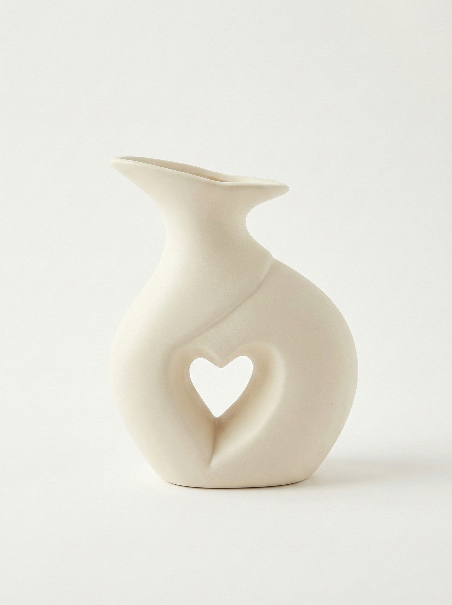 Eternal Heart Duo Ceramic Vase Set
