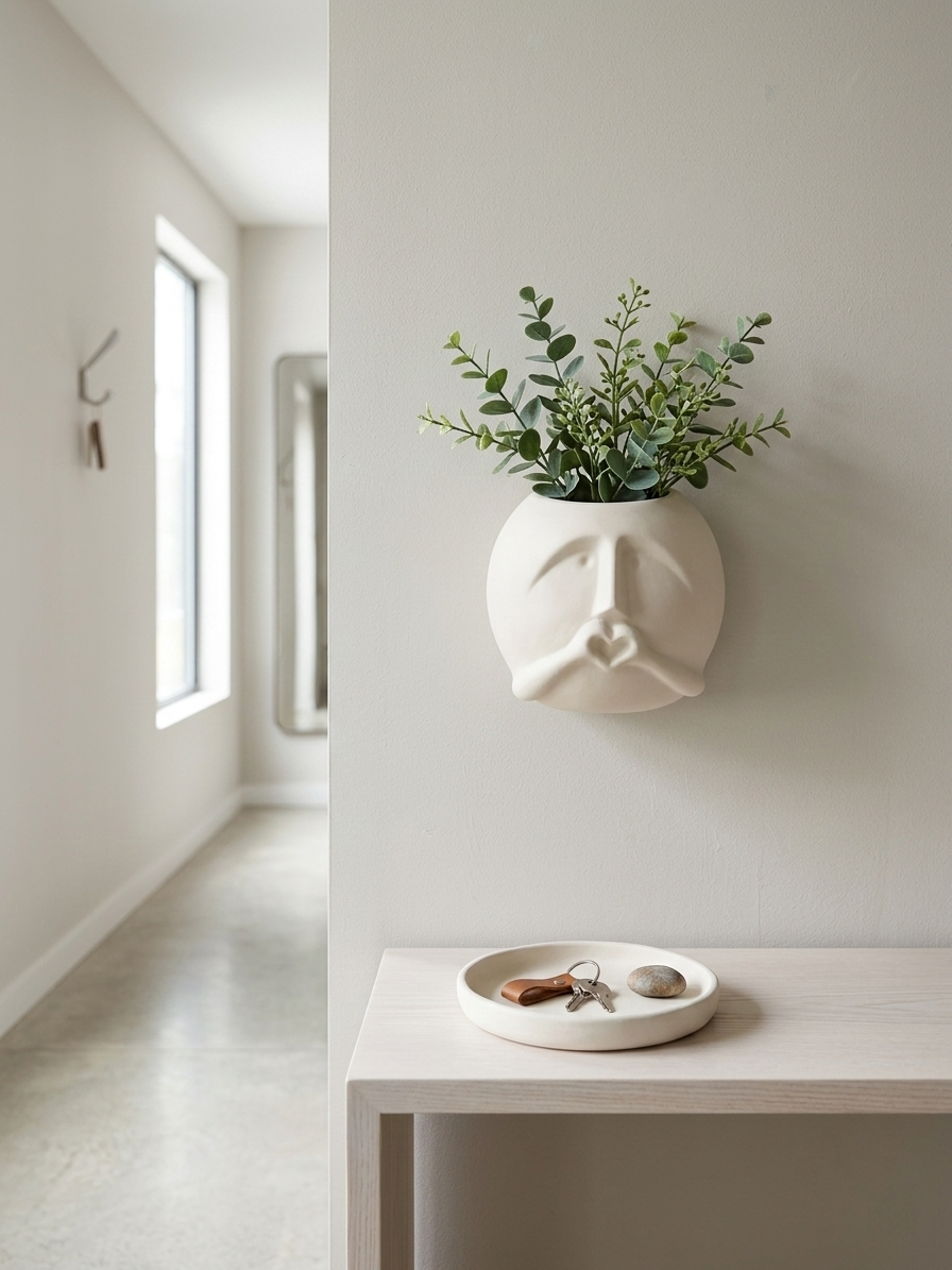Heart Gesture Ceramic Wall Planter