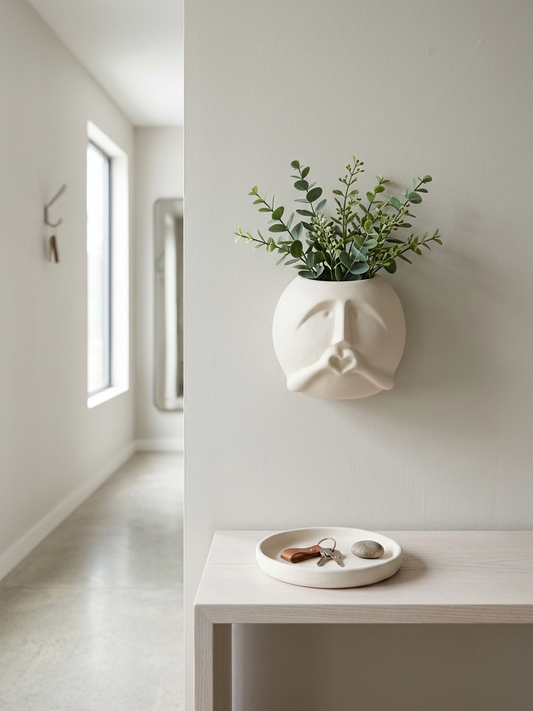 Heart Gesture Ceramic Wall Planter