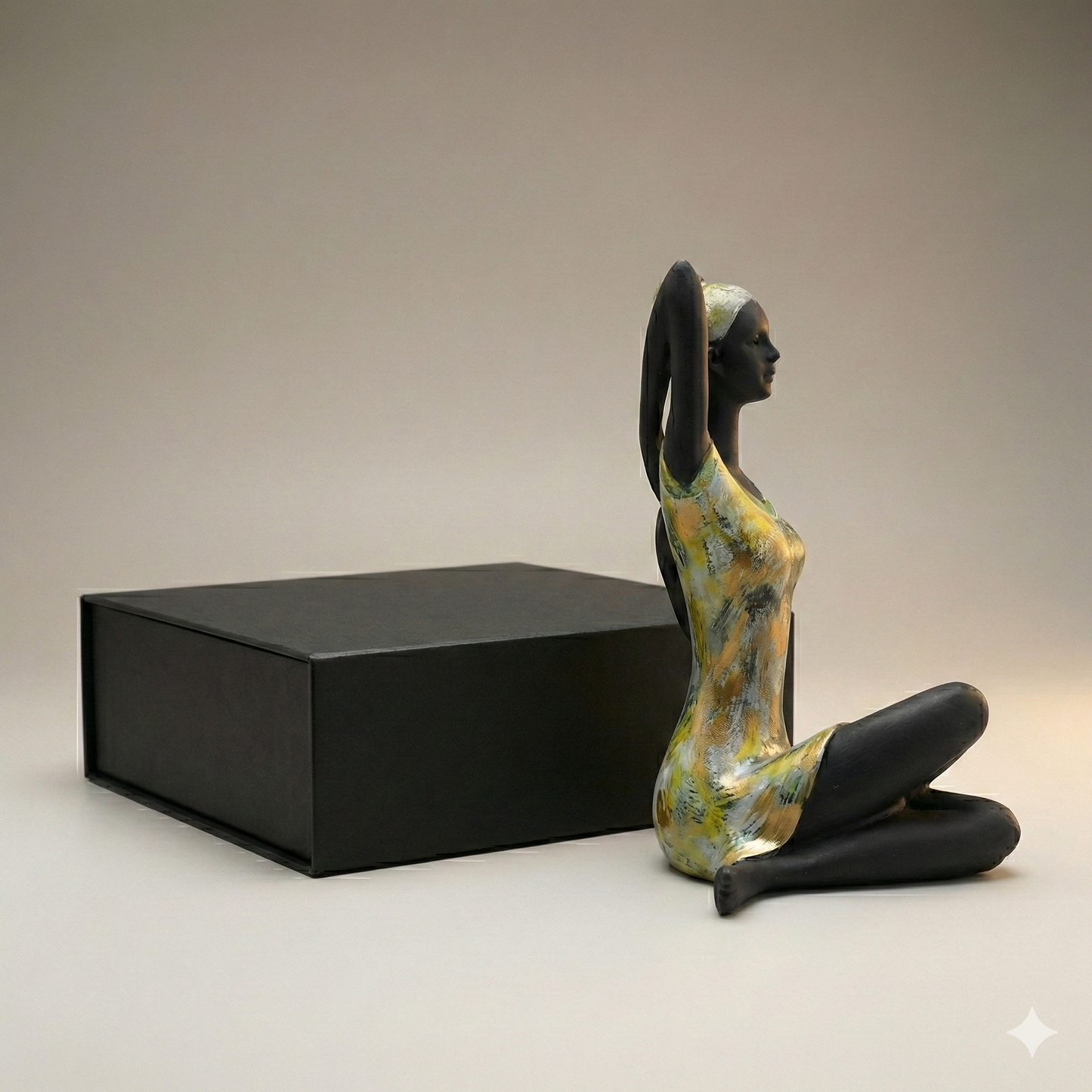 Tranquil Muse Yoga Lady Figurine Gift Box