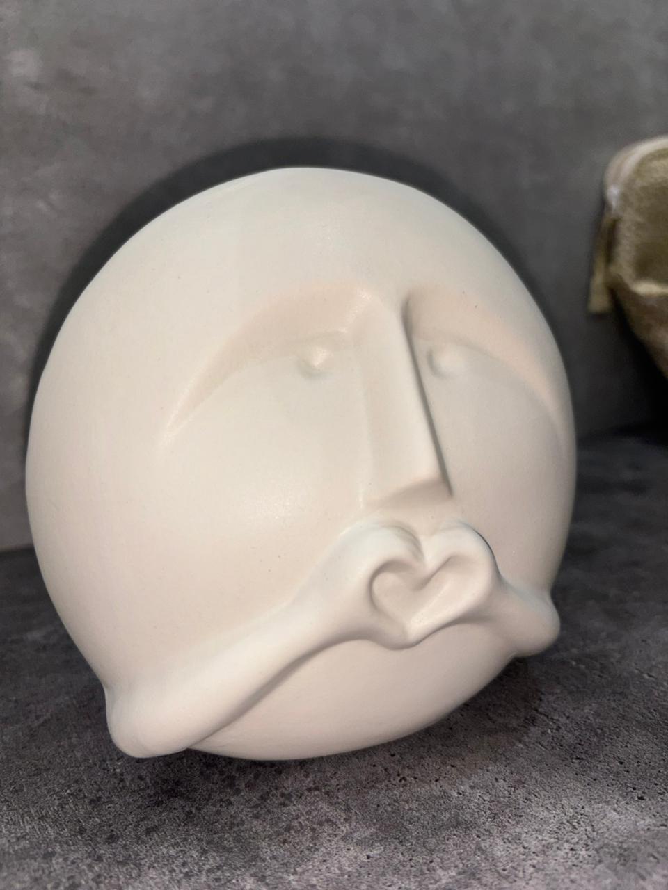 Heart Gesture Ceramic Wall Planter